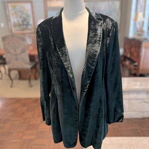 Giorgio Armani Le Collezioni Early 90s Velvet  Blazer Vintage Gorgeous!